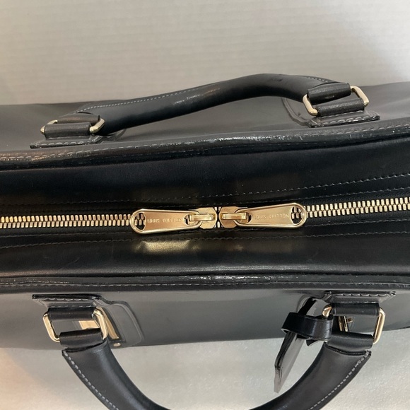 Louis Vuitton Bequia Leather Sac De Voyage Black - Picture 14 of 16